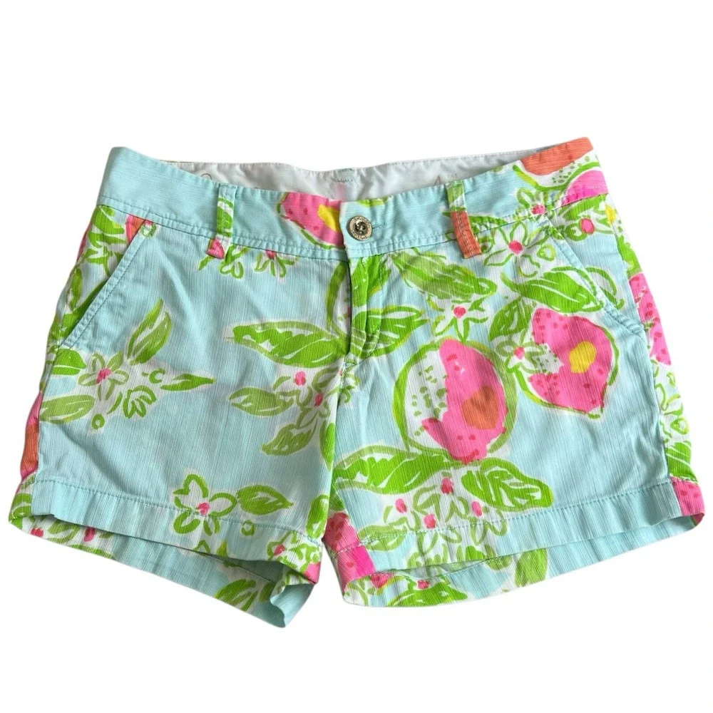 Lilly Pulitzer‎ Womens 4 Callahan Short Its Always Summer Somewhere Print
